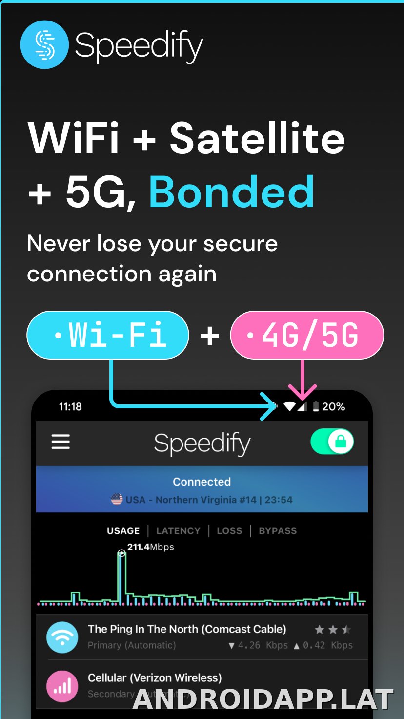 Speedify скриншот 1