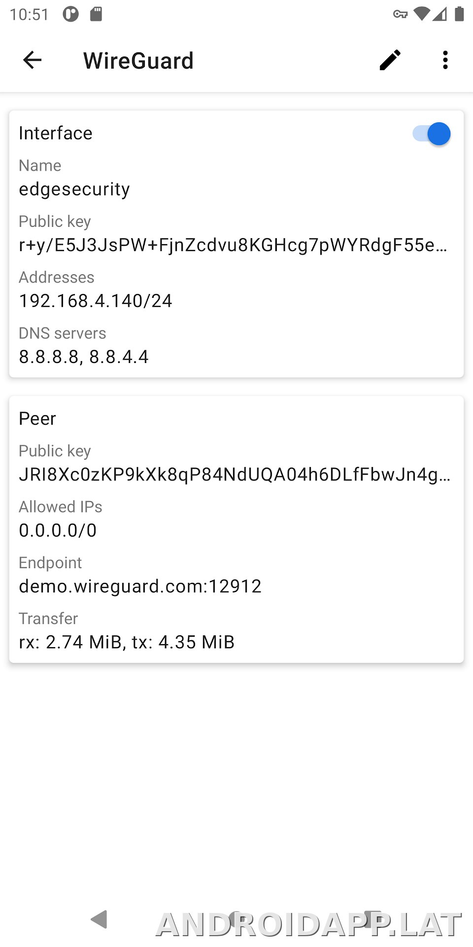 WireGuard скриншот 2
